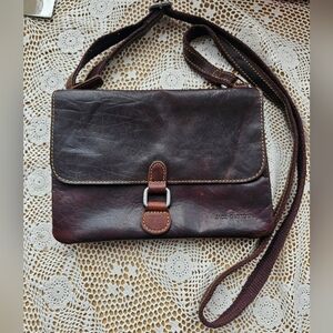 Jack George Leather Bag Crossbody Shoulder Organizer Convertible